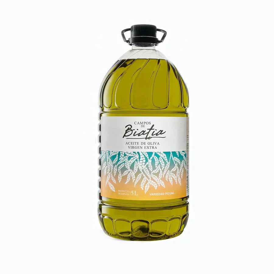 Aceite de Oliva Virgen Extra Picual 5L – Campos de Biatia - Mejor Picual del Mundo | Baeza 🏆🫒 Aceite de Oliva Virgen Extra Ecológico Campos de Biatia