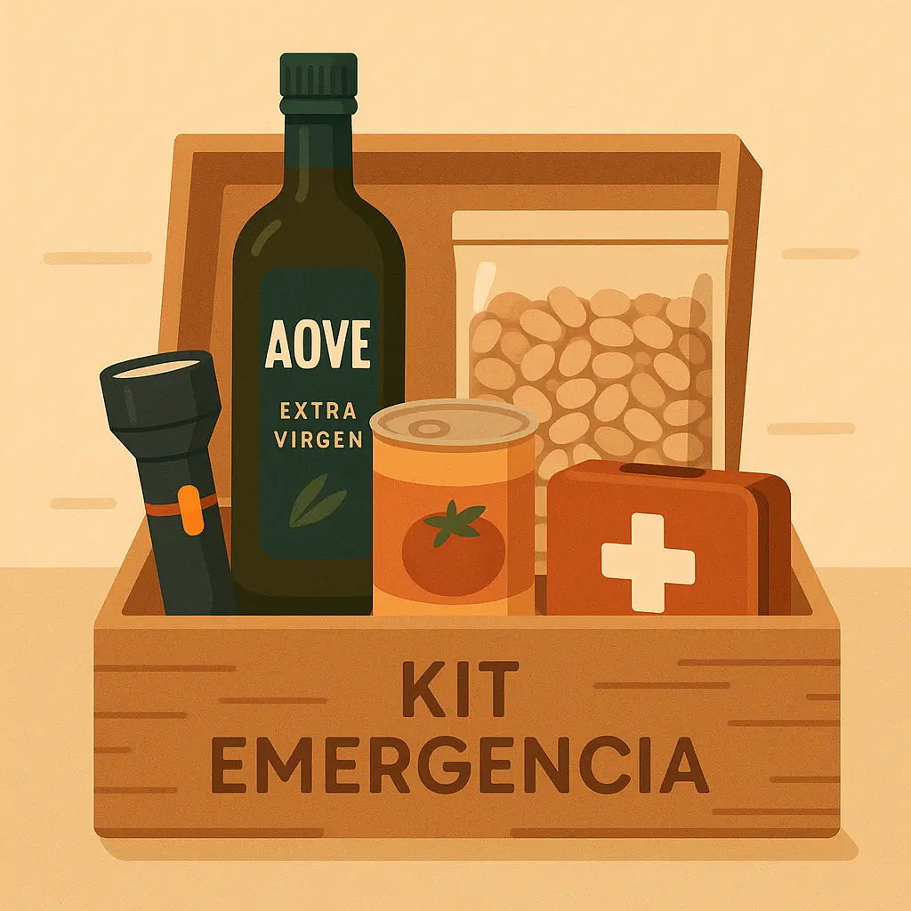 Kit de emergencia en casa: AOVE y alimentos imprescindibles