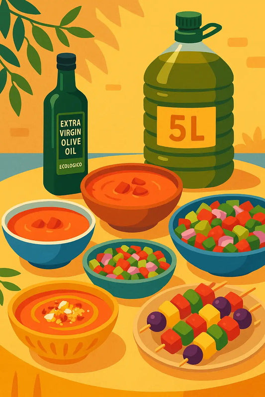 Recetas veraniegas de Andalucía con AOVE ecológico