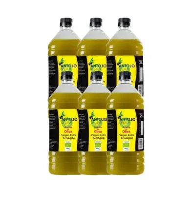 Aceite de Oliva Virgen Extra Ecológico 12L – Pack 6 Botellas | Antojo del Sur – Envío Gratis 🌿🫒 Aceite de Oliva Virgen Extra Ecológico Antojo del Sur 
