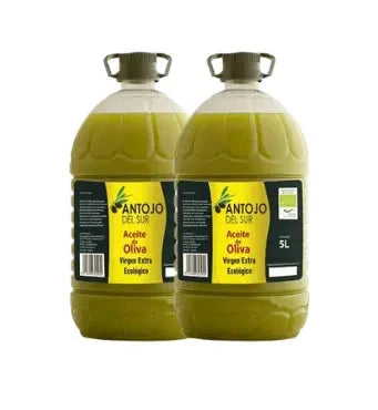 Aceite de Oliva Virgen Extra Ecológico 10L – Pack 2 Garrafas | Antojo del Sur – Envío Gratis 🌿🫒 Aceite de Oliva Virgen Extra Ecológico Antojo del Sur 